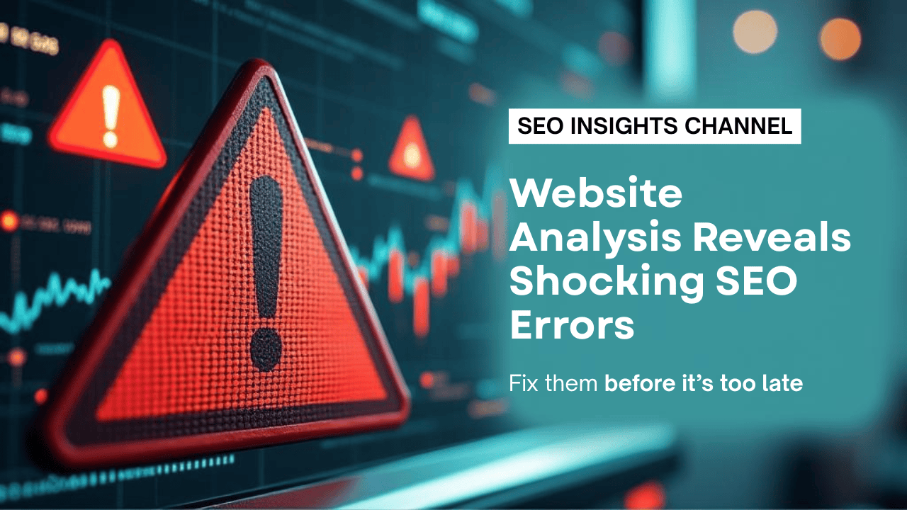 shocking SEO errors